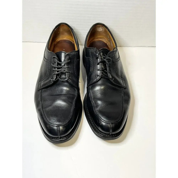ALLEN EDMONDS Mens Dress Shoes Black Leather Lace Up Split Toe Oxford Size 10.5D main image 10